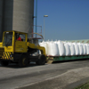 Big bags carrying fly ash